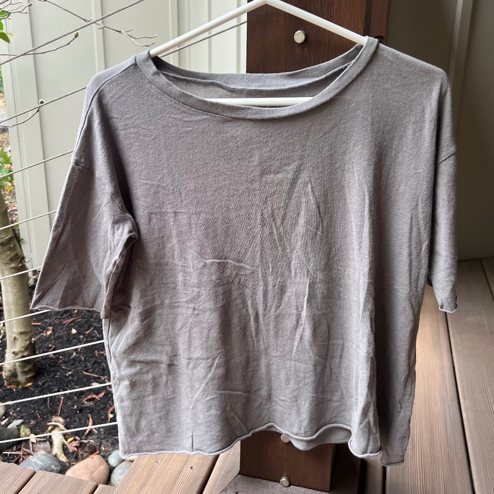 Frank + Eileen Tee Lab Tee- Grey Colored- Women's Size XS